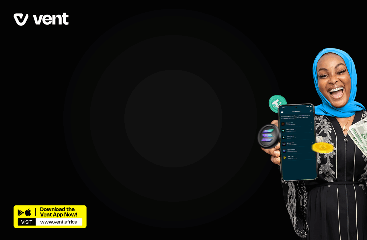how Vent helps Nigerians convert crypto to cash