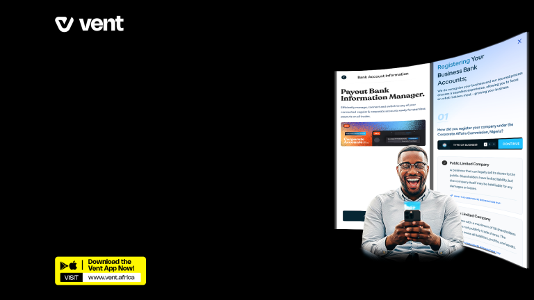 business account on vent